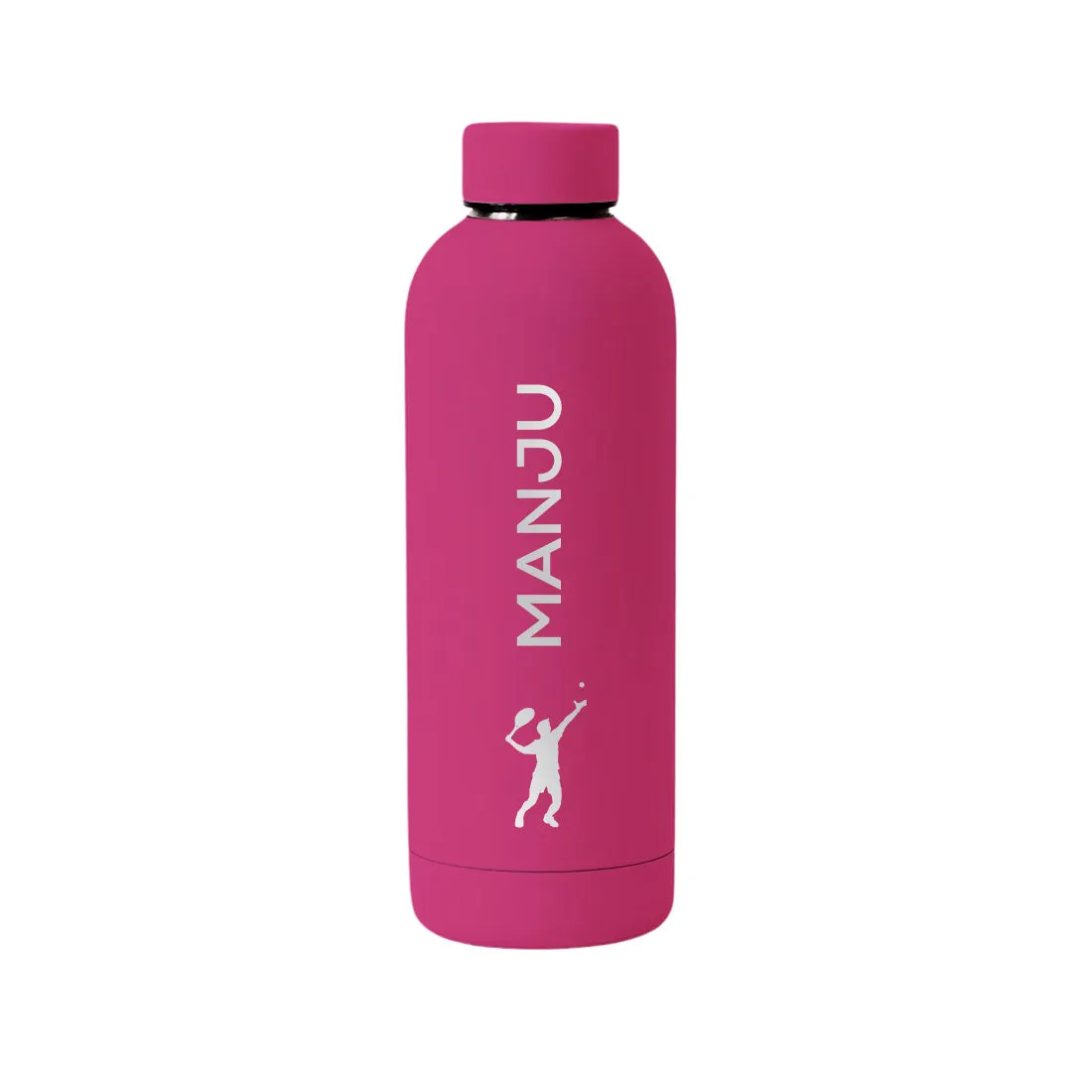 Bottle with Name Stainless Steel Double Insulated Water Bottles for Travel Office Gym Home - BPA Free, Leakproof