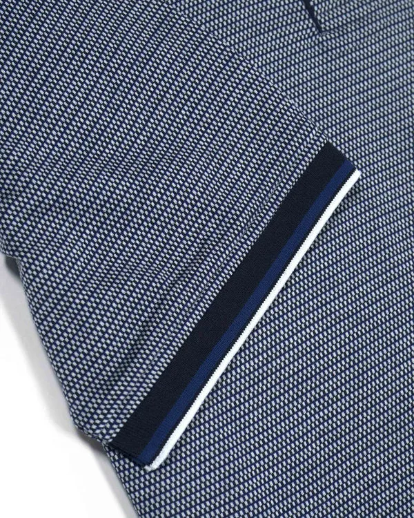 BUGATTI Bugatti Contrast Collar Polo Shirt - Navy