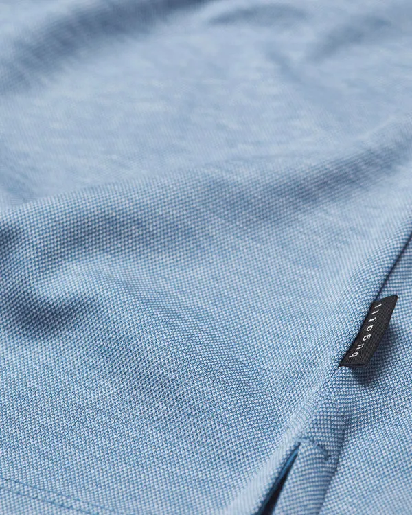 BUGATTI Bugatti Tipped Collar Polo Shirt - Blue