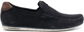 Bugatti Chesley calf suede mocasins Blue