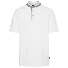 Bugatti Collarless Polo Shirt