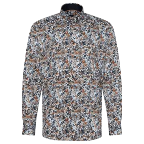 Bugatti Long Sleeve Floral Shirt