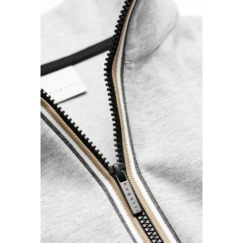 Bugatti Men's In a Sporty Look Grey Sweatshirt