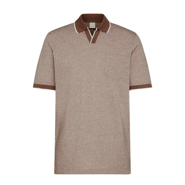 Bugatti Men's Polo Shirt in a 2-tone Look