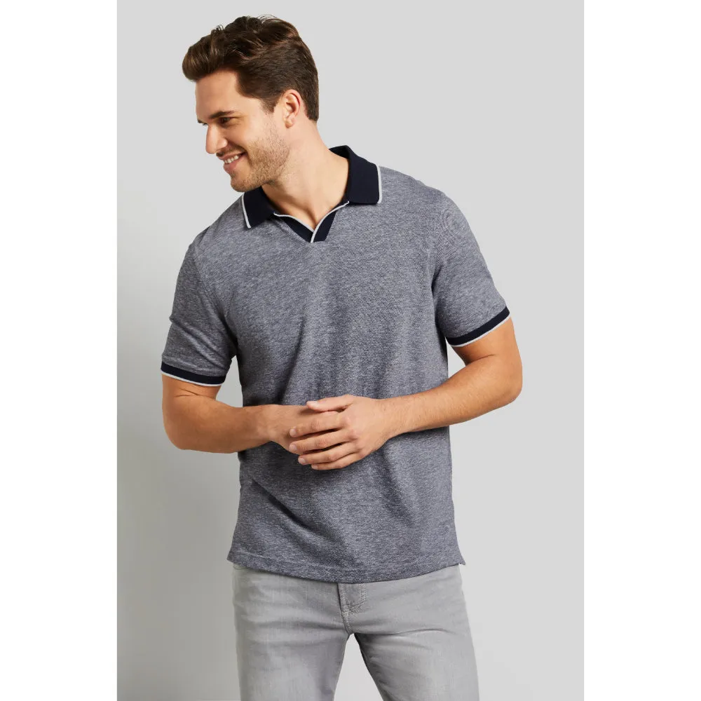 Bugatti Men's Polo Shirt in a 2-tone Look