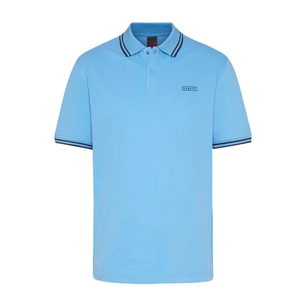 Bugatti Polo Shirt With Sporty Contrasting Stripes