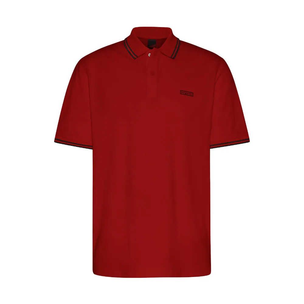 Bugatti Polo Shirt With Sporty Contrasting Stripes