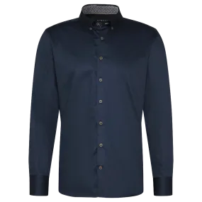 Bugatti Trim Detail Long Sleeve Shirt