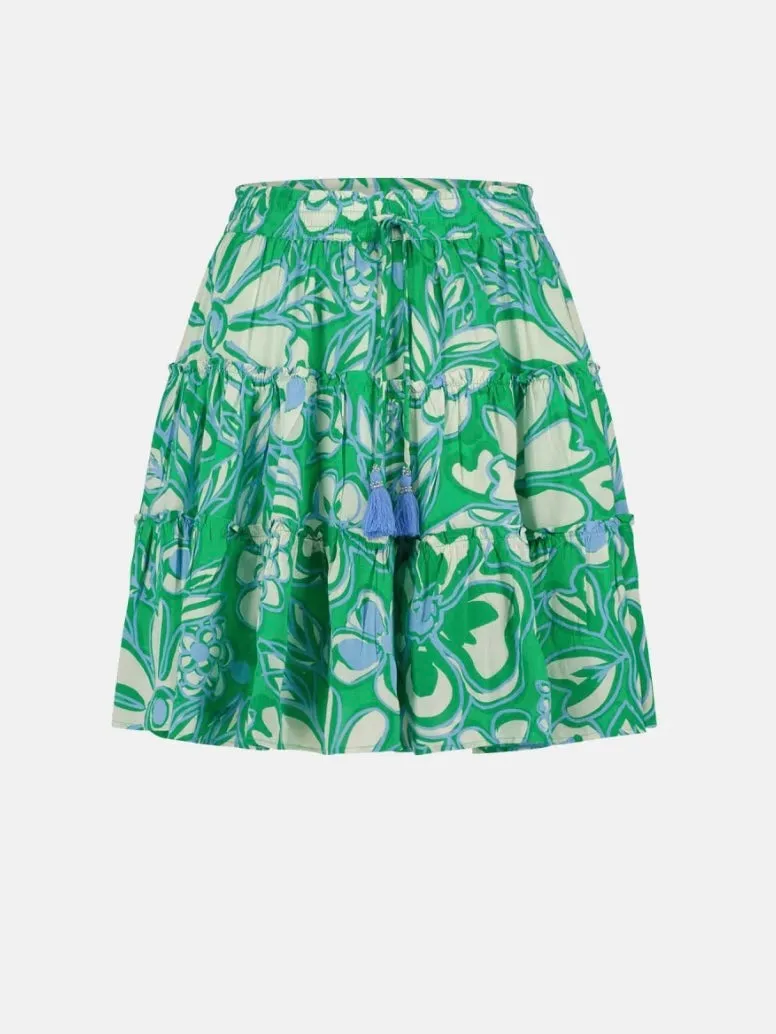 Sacs of Ashbourne   Fabienne Chapot Mitizi Skirt - Green Streisand